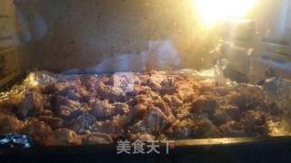 羊肉烤鸡胗子的做法步骤：2