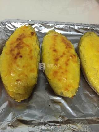 芝士焗红薯的做法步骤：11