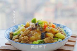 黄咖喱鸡肉饭的做法步骤：9