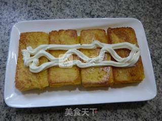 沙拉酱香蕉吐司派的做法步骤：9