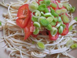 凉拌豆腐丝的做法步骤：3