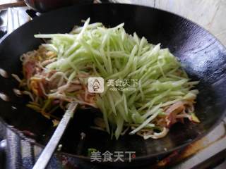 五色鸡蛋炒面的做法步骤：10