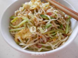 五色鸡蛋炒面的做法步骤：11