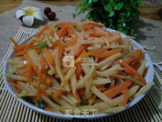 醋溜土豆丝的做法步骤：5