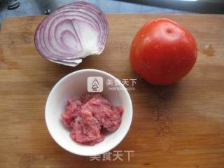 番茄肉酱焗饭的做法步骤：1