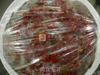 剁椒蒜蓉蒸虾粉丝的做法步骤：5