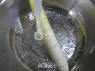 雷笋炒蛏子的做法步骤：2