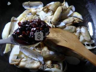 雷笋炒蛏子的做法步骤：8