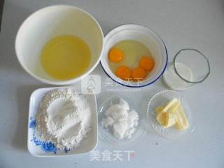 棉花蛋糕卷的做法步骤：1