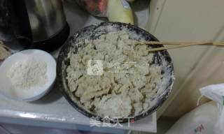 韭菜土豆馅儿莜面饺子的做法步骤：5