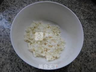 鸡蛋泡菜山药饼饼的做法步骤：3
