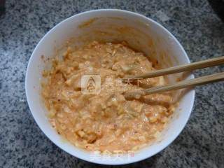 鸡蛋泡菜山药饼饼的做法步骤：7