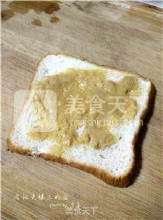 肉松火腿三明治的做法步骤：2