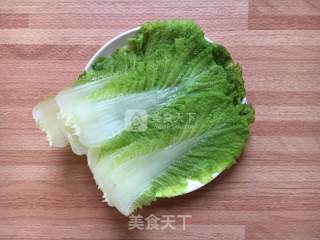 清新健康三鲜白菜卷的做法步骤：2