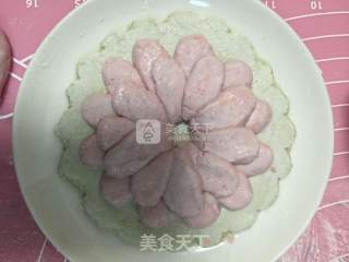 荷花糯米糕的做法步骤：8