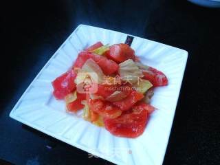 素炒西红柿的做法步骤：9