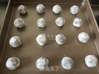 巧克力裂纹曲奇的做法步骤：9