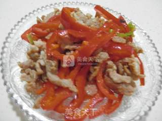 辣椒炒肉片的做法步骤：9