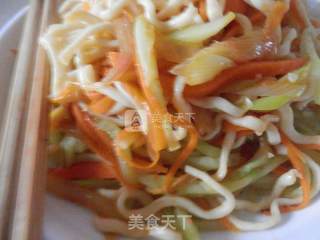 素丝炒面的做法步骤：9