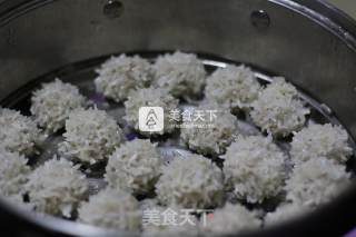 团团圆圆的珍珠圆子的做法步骤：4