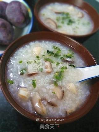 香菇干贝粥的做法步骤：6