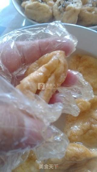 酿油炸豆腐的做法步骤：6