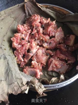 荷香豆豉蒸排骨的做法步骤：6