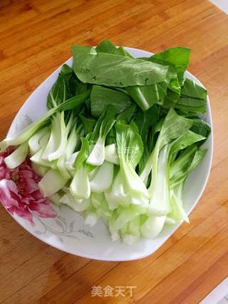 营养香菇油菜的做法步骤：2