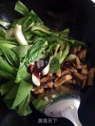 营养香菇油菜的做法步骤：7