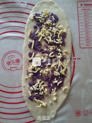 芝士炼乳紫薯卷的做法步骤：11