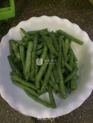 干煸四季豆的做法步骤：6