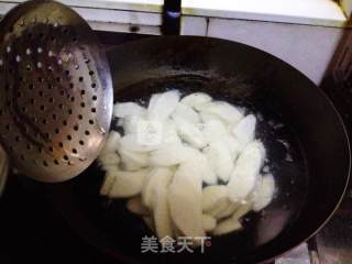 彩椒炒山药的做法步骤：2