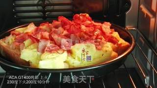 菠萝吐司披萨的做法步骤：5
