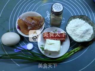 鸡肉豆腐饼的做法步骤：1