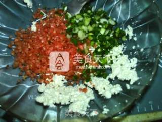 鸡肉豆腐饼的做法步骤：4