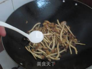 茶树菇炒鸡肉的做法步骤：8