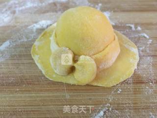 草帽南瓜馒头的做法步骤：1