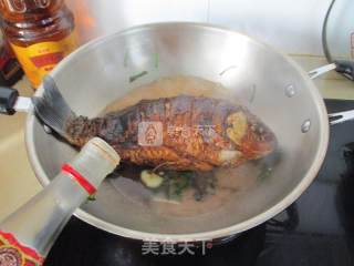 葱烧鲫鱼的做法步骤：8