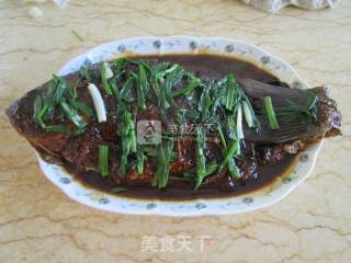 葱烧鲫鱼的做法步骤：14