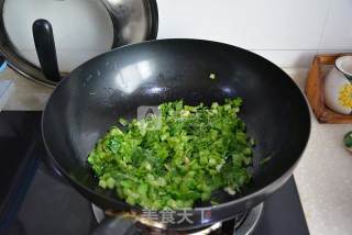 虾皮炒芥菜的做法步骤：2