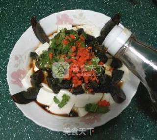 皮蛋嫩豆腐的做法步骤：7