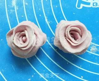 火龙果皮玫瑰花的做法步骤：14