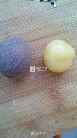 烤箱版开口笑的做法步骤：4