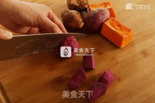 三色芋圆——九阳知食的做法步骤：1