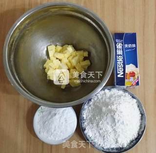 奶油原味曲奇的做法步骤：1