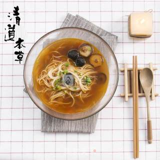 番茄黑蒜香菇面的做法步骤：8