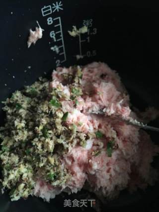 手打香菇小肉丸的做法步骤：4