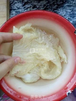 白菜蒸肉丸的做法步骤：2
