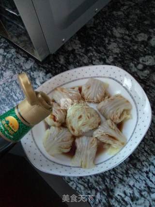 白菜蒸肉丸的做法步骤：5
