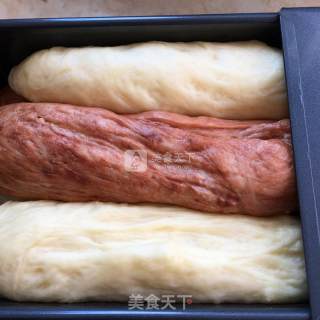 棋格双色吐司的做法步骤：11